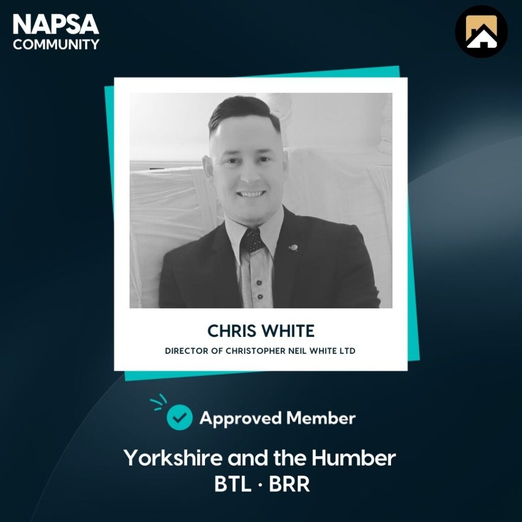 Christopher Neil White Ltd NAPSA Property Sourcing Agent