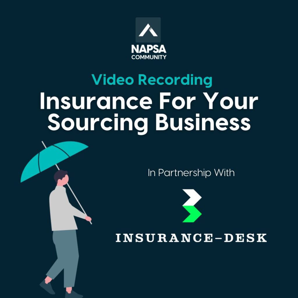 Video recording of NAPSA Member Webinar - Insurance for Your Property Sourcing Business