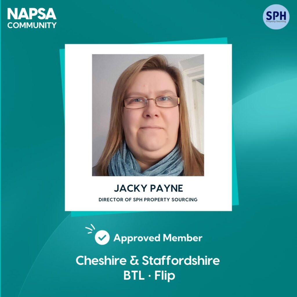 Jacky Payne - SPH Property Sourcing NAPSA Member