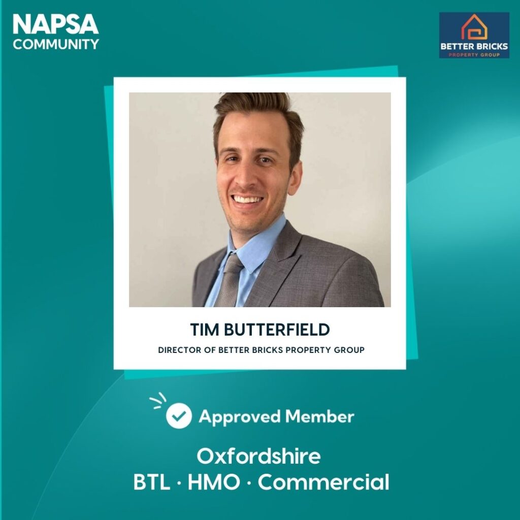 Tim Butterfield from Better Bricks Property Sourcing - NAPSA Members